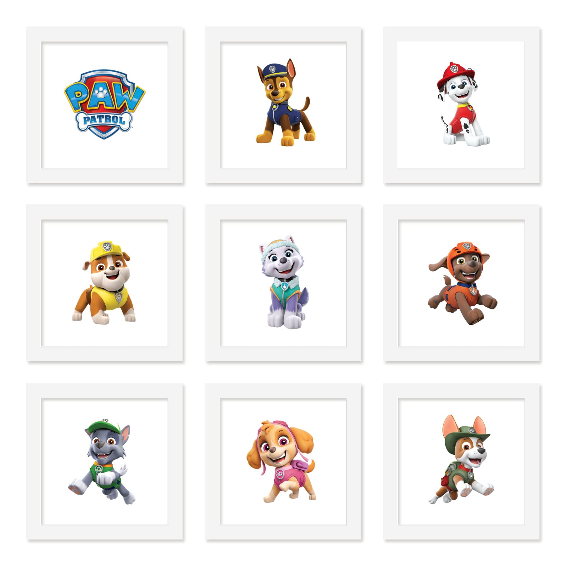 nástenné dekorácie paw patrol